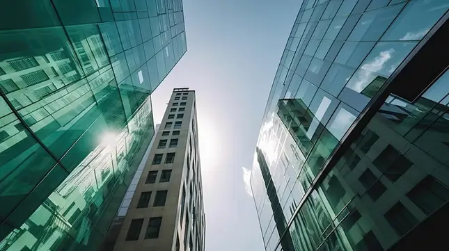 windows on a skyscraper building windows on a skyscraper building