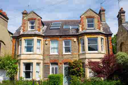 traditional looking semi-detached homes