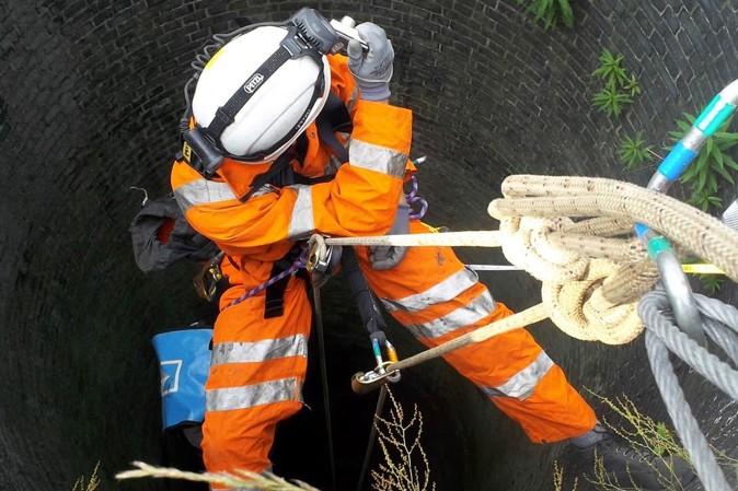 Specialist Access, Confined Spaces Inspection of Culvert